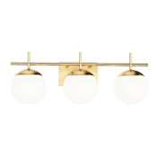 Maxim Lolli 3 Light 24" Wide Bathroom Vanity Light Gold